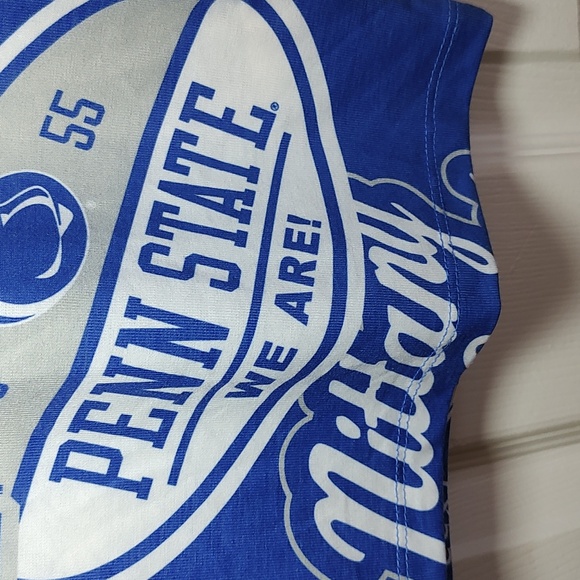 Vintage 90s Penn State T-shirt- Nittany Lions All Over Print VTG Large NWT - Picture 3 of 6
